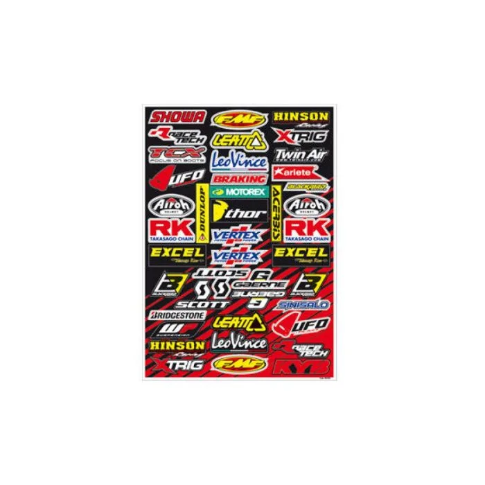 Serie Decal Sponsor KIT C- Ricambi e Accessori Moto