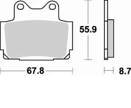 Pastiglie Braking Semi Metallic 679SM1- Ricambi e Accessori Moto