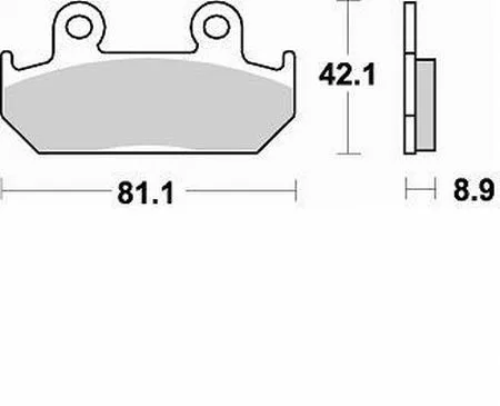 Pastiglie Braking Semi Metallic 704SM1- Ricambi e Accessori Moto