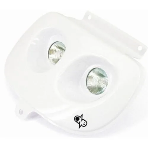Maschera Faro Alogeno 2 luci colore Bianco Booster Spirit- Ricambi e Accessori Scooter