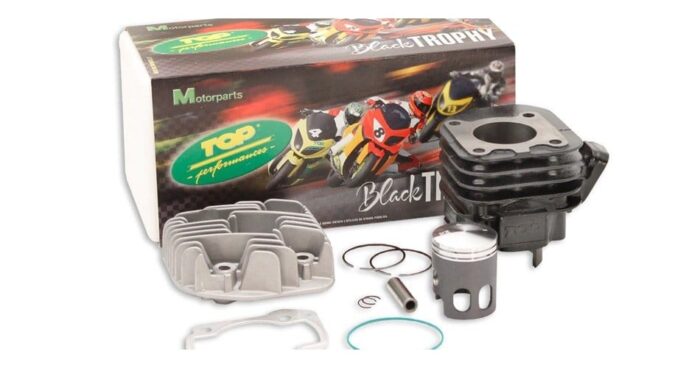 9931370 Gruppo Termico Top BLACK TROPHY D. 47 Sp.10 Minarelli Verticale Booster- Ricambi e Accessori Scooter