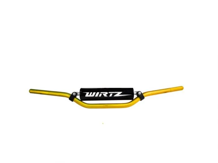 Manubrio Cross WIRTZ Oro completo di Traversino e Paracolpi- Ricambi e Accessori Moto