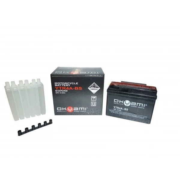 Batteria OKYAMI YTR4A-BS- Ricambi e Accessori Moto