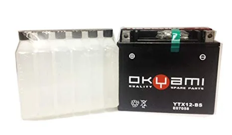 Batteria OKYAMI OTX12-BS- Ricambi e Accessori Moto