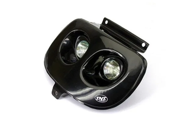 Maschera Faro Alogeno 2 luci colore Nero Booster Spirit- Ricambi e Accessori Scooter