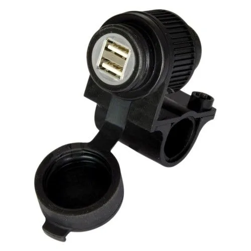 Presa USB Doppia da manubrio- Ricambi e Accessori Moto