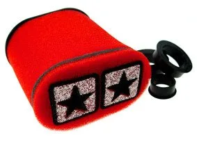 Filtro aria Racing Double Layer Stage6 Big Rosso- Ricambi e Accessori Moto