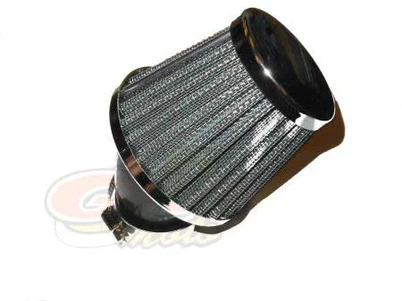 Filtro Aria Metallo inclinato 45' diametro 35- Ricambi e Accessori Moto