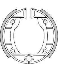 Ganasce Freno Anteriore Piaggio Ciao Ruote Raggi