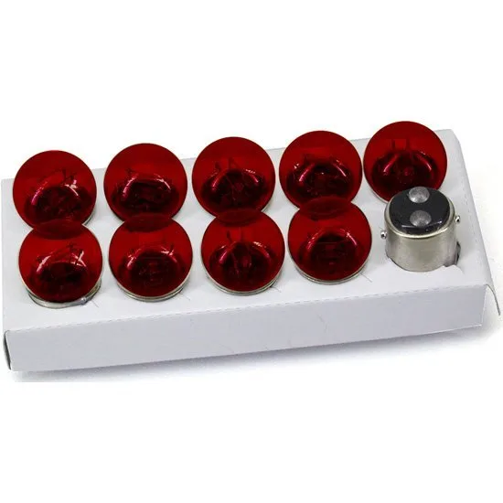 Lampada Biluce Rossa 12V 23/8W- Ricambi e Accessori Moto