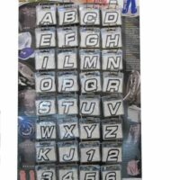 Lettere e Numeri per Tessuto in Eco-Pelle Adesive - Ricambi e Accessori