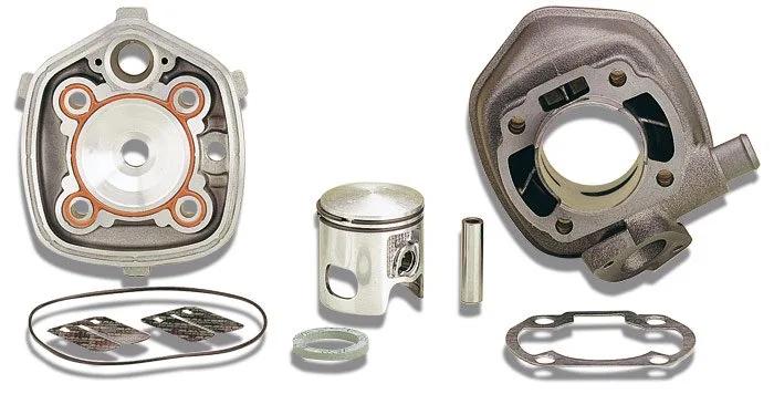 318284 Guppo Termico Malossi D.47 H2o Sp.10 in Ghisa Minarelli Orizz.- Ricambi e Accessori Scooter