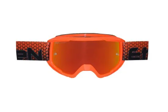 Maschera Cross ETHEN OTG06 Middle Orange Printed- Abbigliamento e Accessori Moto Motocross