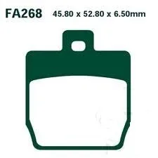 Pastiglie freno EBC SFA268 posteriori  per YAMAHA AEROX- Ricambi e Accessori Moto