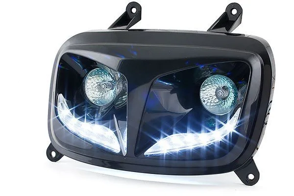 Maschera Doppiofaro STR8 EyeLight Nero Yamaha BW's dal 2004- Ricambi e Accessori Scooter
