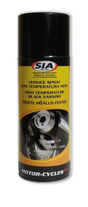 Vernice Nera per Alte Temperature- Ricambi e Accessori Moto