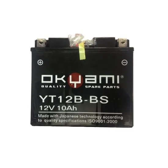 Batteria OKYAMI OT12B-BS- Ricambi e Accessori Moto